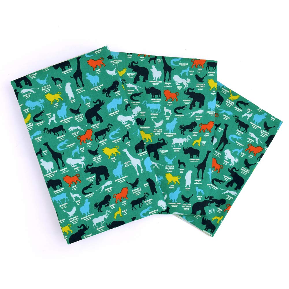 COLORFUL CANDY STYLE シーツ&カバー3点セット 子供用 アニマルシルエット百科事典(スケアー地) N8808010-NVL2512 ポケットティッシュポーチ付き