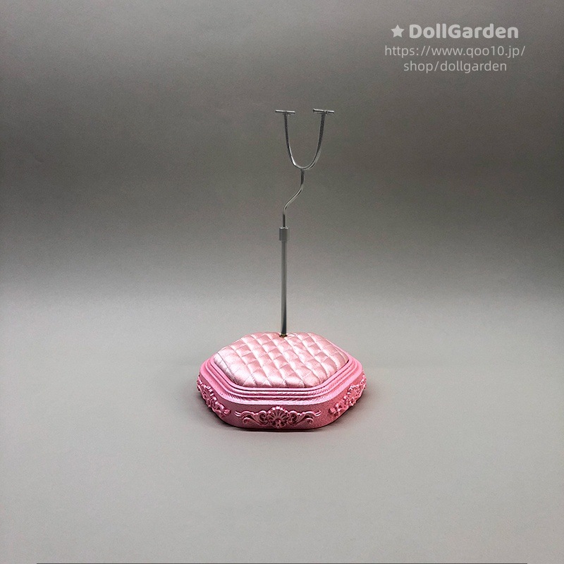 BJD ドール用スタンド パールピンク 1/6 1/4 1/3 1/12 YOSD MSD SD ブライス kumako Popovy Siste体 オビツ11 オビツ22 オビツ24サイズ人形用