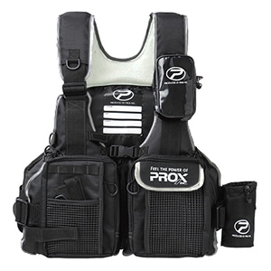 プロックス PX399KG フローティングゲームベスト 大人用 フリーサイズ(ブラック/グレー) PX399KG