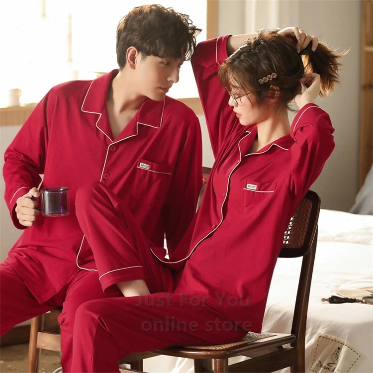 ペアパジャマ メンズ パジャマ 部屋着 ナイトウエア 前開き セット ルームウェア 寝巻き 男性 パンツ 綿パジャマ 長袖 上下セット 記念日 お祝い ギフト プレゼント セール 父の日ギフト 母の日 5,986円