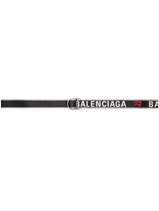 BALENCIAGA Men Belts 703137 210AA 1063 BAL GREY CARMIN RED