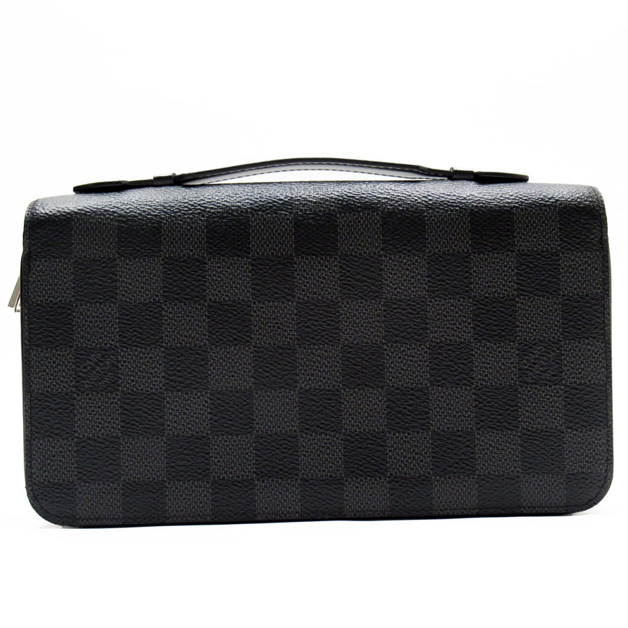 ルイ ヴィトン LOUIS VUITTON オーガナイザー セカンドバッグ ダミエグラフィット ジッピーXL ダミエグラフィットキャンバス ブラック メンズ t19417a