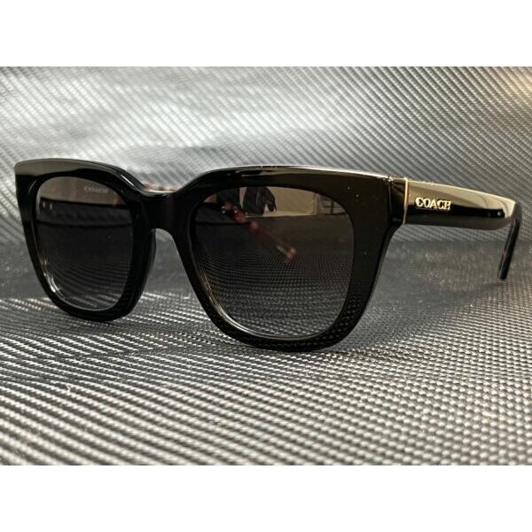 サングラス CoachHC8318 50028G Black Square 52 mm Womens Sunglasses