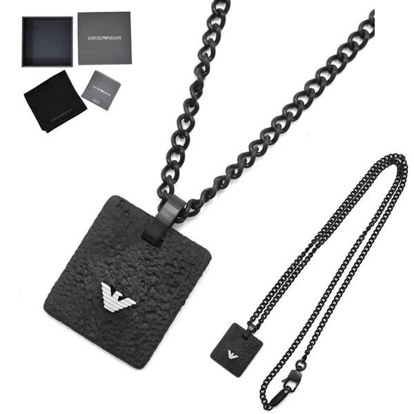 ネックレス EGS2941001 メンズ ブラック