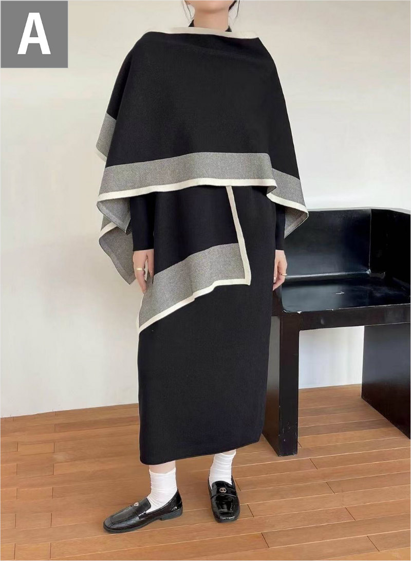 大きいサイズ レディース 50代 40代 秋 ブラック ワンピース ニットワンピース グレー ロングワンピース マキシ丈 厚手 大人かわいい 30代 長袖 ベージュ セットアップ 美人 ロング 冬