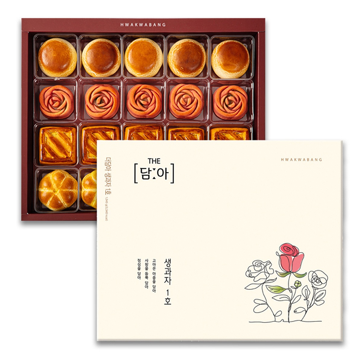 韓国伝統菓子-KMEAL-和菓子パンもっと入れて生菓子1号/1,045g