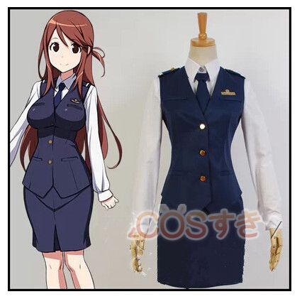【新品開催 】RAIL WARS! 日本國有鉄道公安隊　飯田奈々 制服 イベント コスチューム コスプレ衣装 高品質 新品 Cosplay アニメ