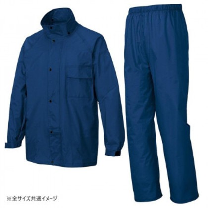 アイトス レインスーツ(B-10) ネイビー 6L 58700