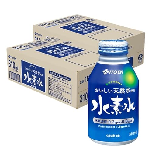 【伊藤園公式通販 健康体】水素水 ボトル 缶 310ml×48本(2箱) 大分の天然水使用 特許製法 おいしい水 天然水 高濃度