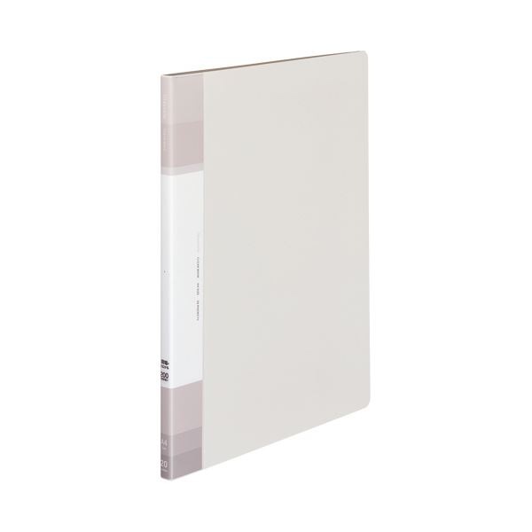 （まとめ）コクヨ クリヤーブック（Glassele） 固定式・背ポケット A4タテ 20ポケット オフホワイト ラ-GLB20W 1冊 (×50セット) 11,559円
