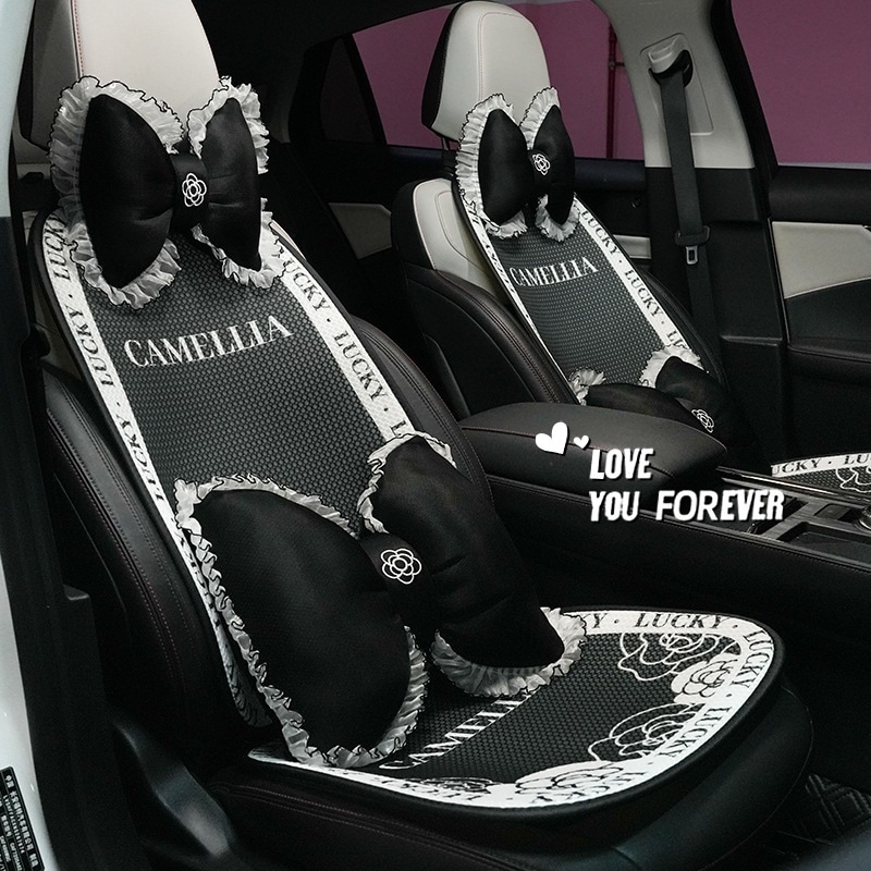 ハニカムラッキーカメリアカーシートクッションアイスシルク夏クール通気性滑り止めカーシートクッションユニバーサルカーシートクッションオールシーズン 5,841円