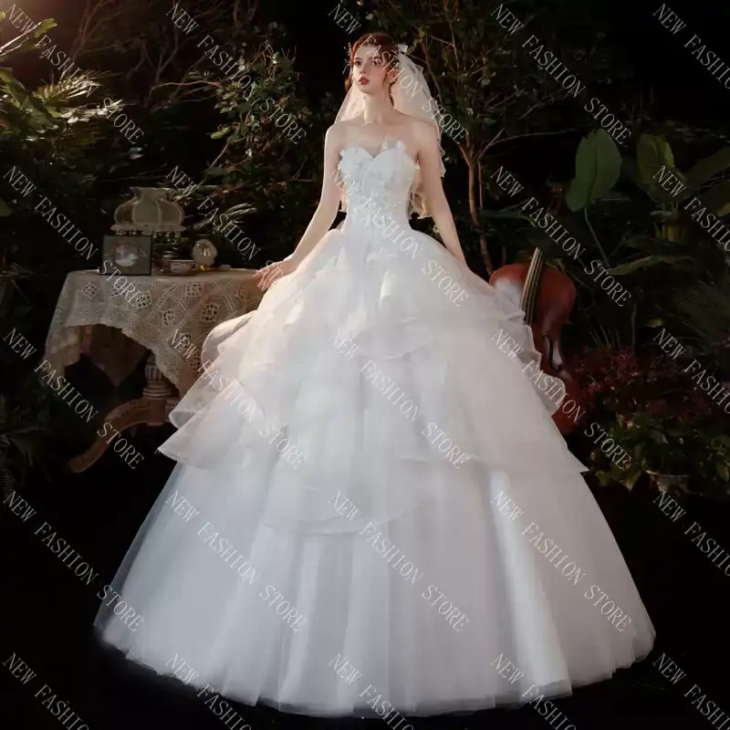 ウエディングドレス 白-44