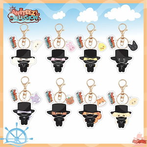 ATEENITEEZ品両面アクリルキーホルダーアクセサリー ATEEZ X ANITEEZ 新作ATEEZアクリルキーホルダーペンダント