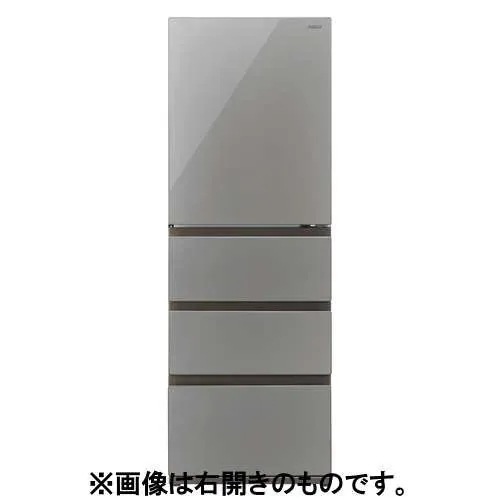 【無料長期保証】AQUA AQR-VZ37P2L(S) 冷凍冷蔵庫 左開き 368L 4ドア クリアシルバー