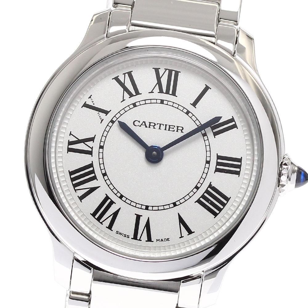カルティエ CARTIER WSRN0033 ロンドマスト ドゥ カルティエ 29ｍｍ クォーツ レディース 良品 保証書付き_888131【中古】