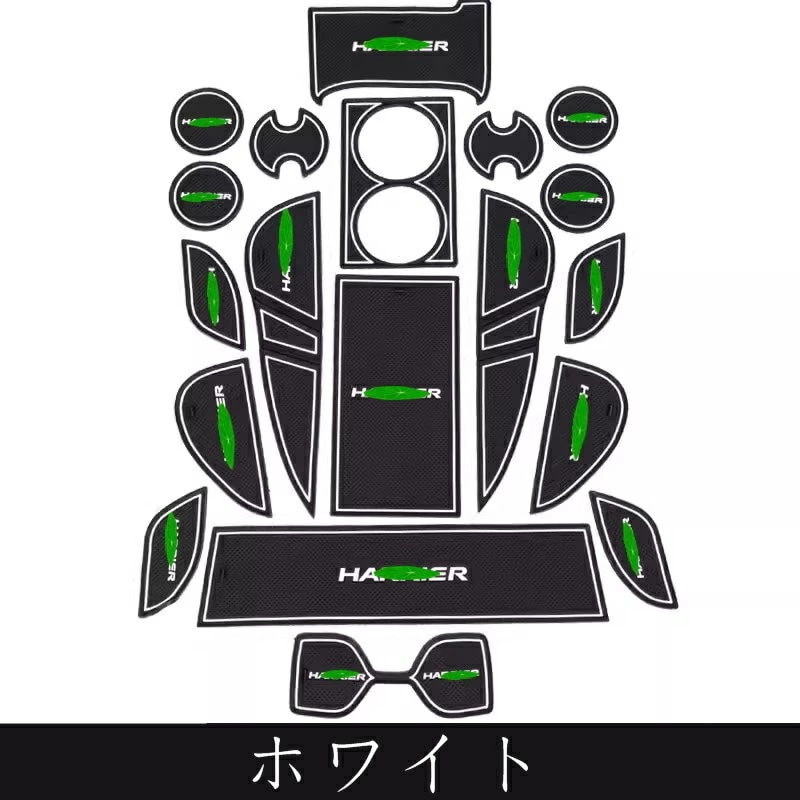 インテリア ドアポケットマット 滑り止め パーツ 車用品 トヨタ 新型ハリアー 80系 パーツ用 19ピース 2色選択 シリコン製 80系 TOYOTA HARRIER 7090