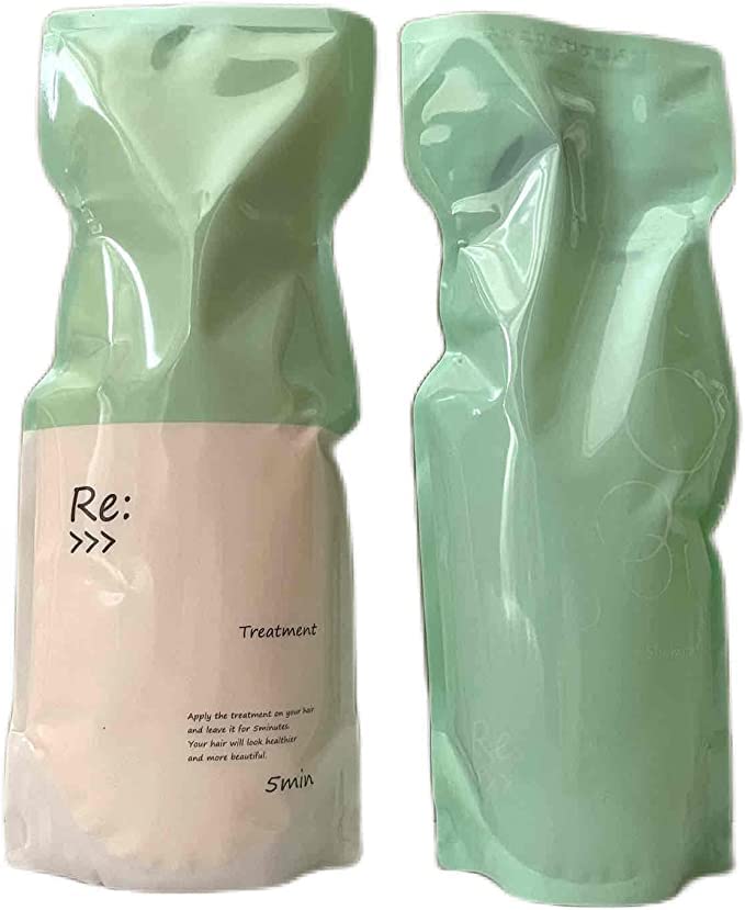 ADJUVANT アジュバン リ:シャンプーR 600ml & トリートメントR 600g 詰替用セット