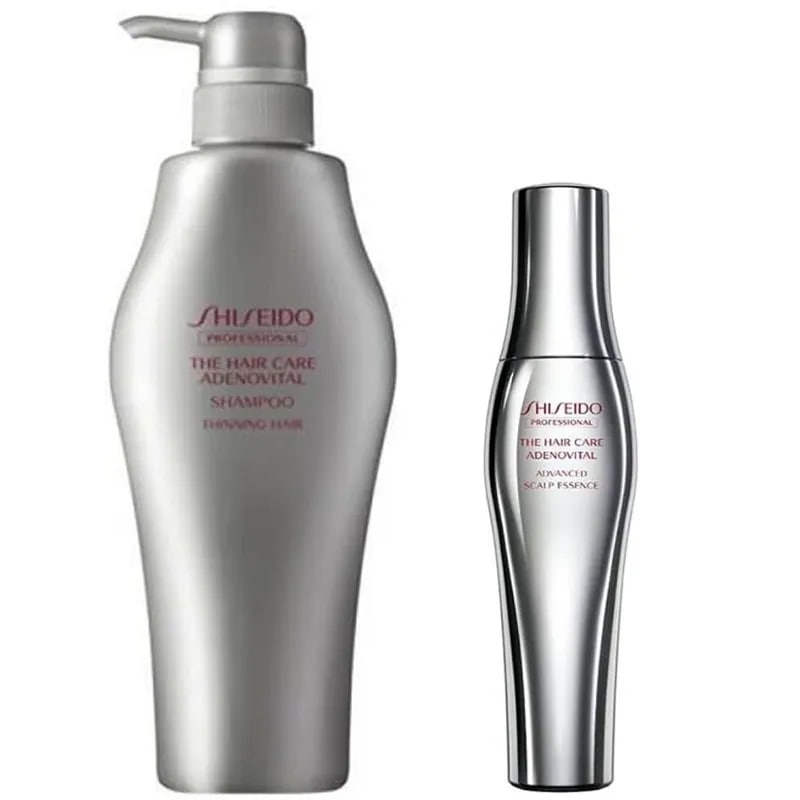 資生堂 ザ ヘアケア アデノバイタル シャンプー 1000mL + アドバンスト スカルプエッセンス 180ml セット 育毛 促進 抜け毛ケア 頭皮ケア