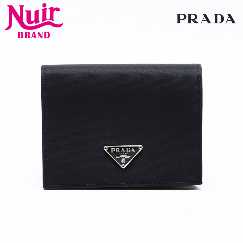 二つ折り財布 ブラック WS22109