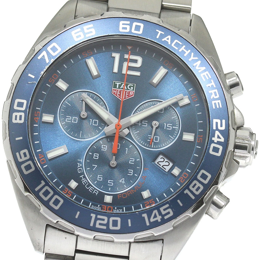 タグホイヤー TAG HEUER CAZ1014 フォーミュラ1 クロノグラフ クォーツ メンズ 箱・保証書付き_840173【中古】