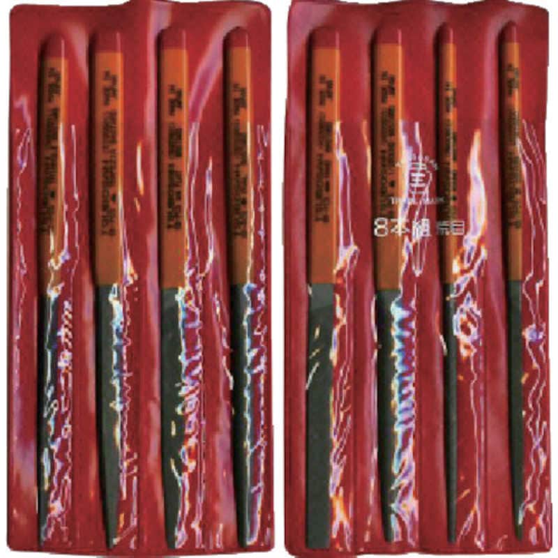 ツボサン　組ヤスリセット8本組 荒目　ST00801