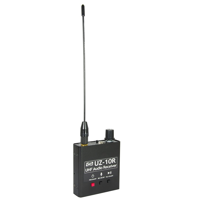 UHF専用受信機 録音機能搭載 電池式 20時間 UZ-10R サンメカトロニクス 音声 災害 防災 セキュリティ 長時間 サンメカ 簡単操作