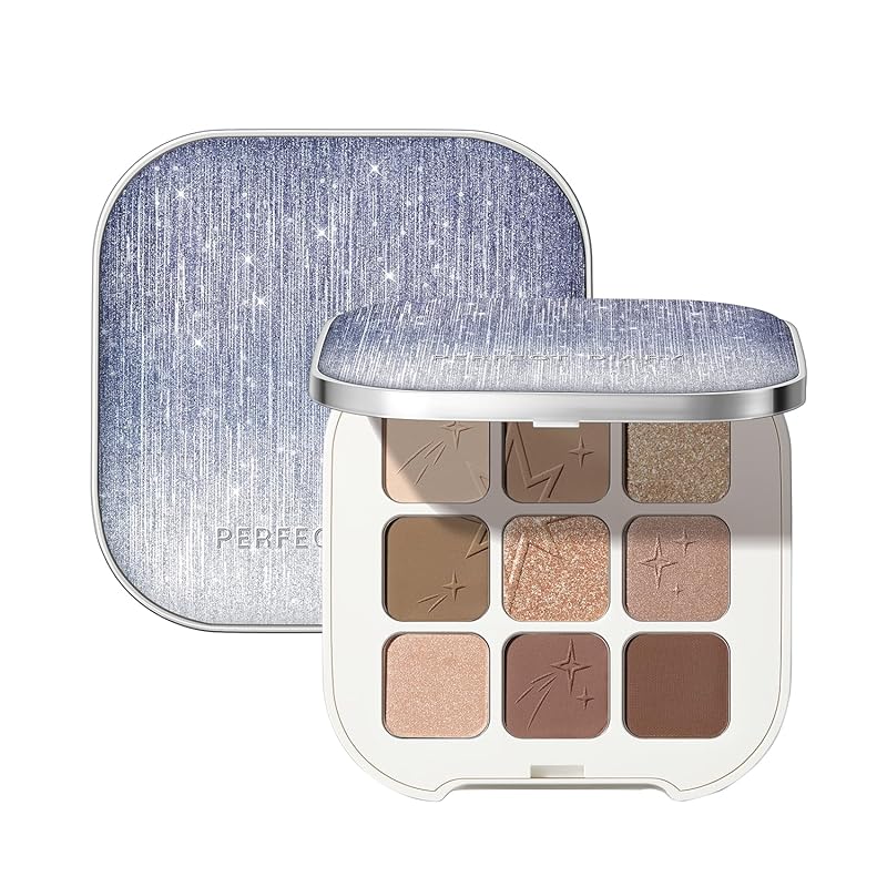 PERFECT DIARY（パーフェクトダイアリー）マスターオリジン9色アイシャドウ01（ブルーシャイニングエディション）