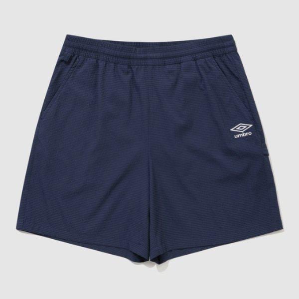 ショートパンツ JQS UQ223CHP63-DVY シアサッカー 4.5部丈 ショートパンツ / ダークネイビー