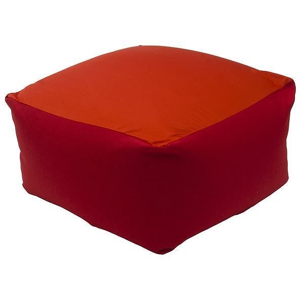 カバーリングビーズクッション XLサイズ レッド