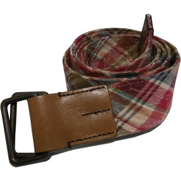 布ベルト マドラスチェック レッド Brooks Brothers BB4-033
