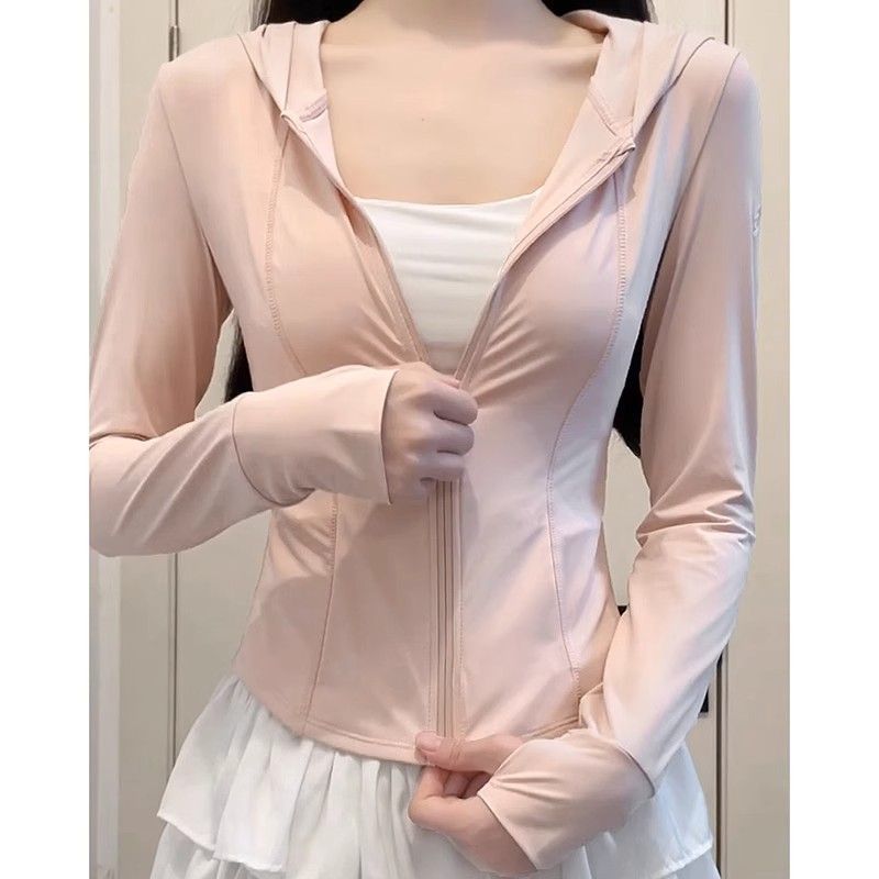 【1点ご購入 で10点プレゼントいたします】2025 UPF 50+女性用修身日焼け止めUVカット超薄型アイス通気キャンパス日焼け止め