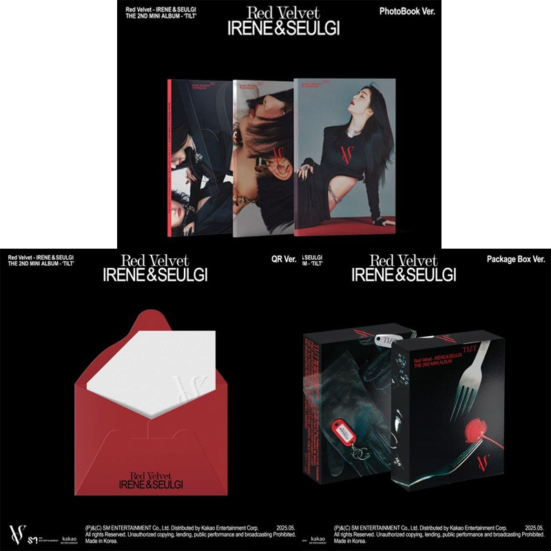 [5種セット] (QR/Package/Photo Book 3種) RED VELVET (IRENE & SEULGI) 2nd Mini TILT アルバム