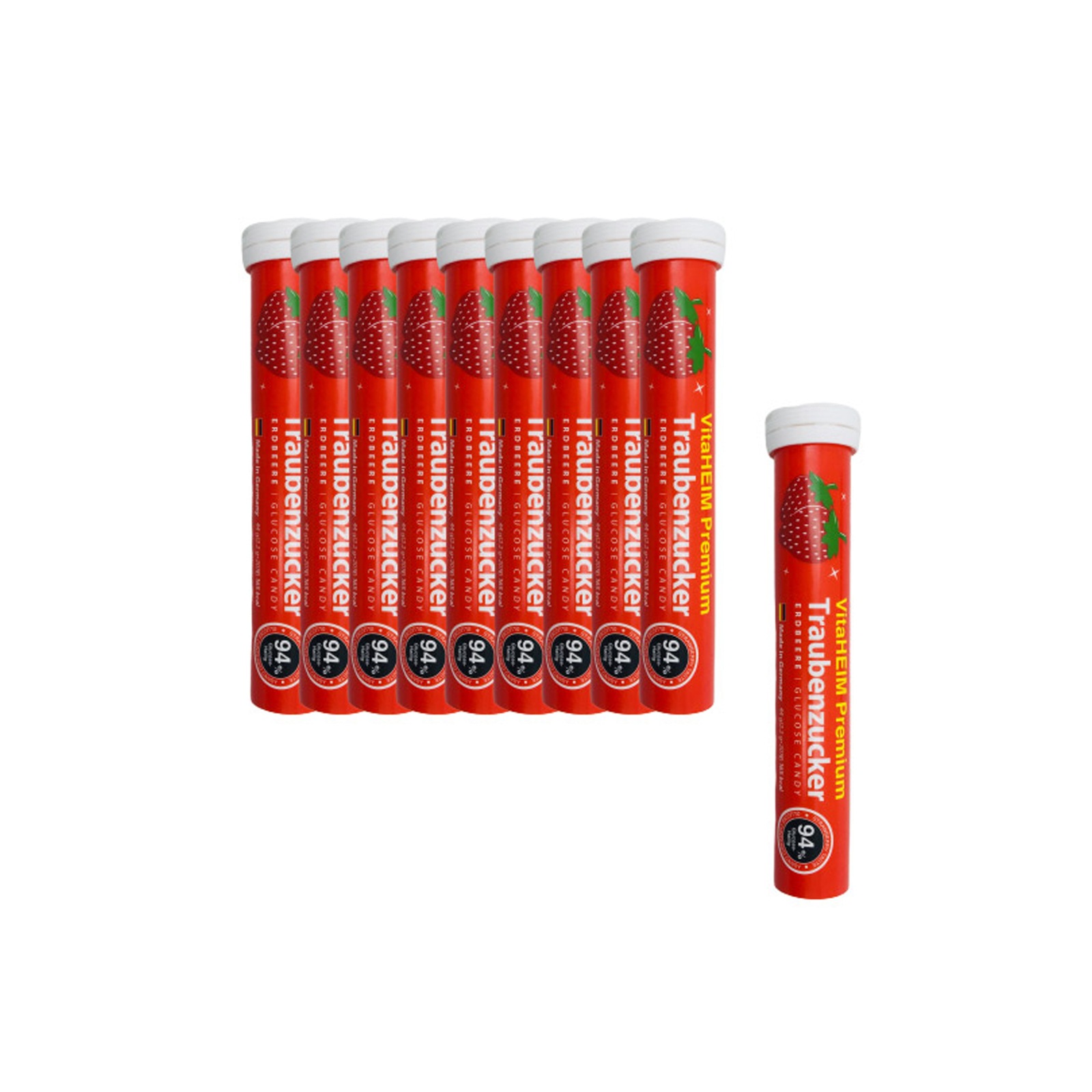 スポーツ キャンディ イチゴ味 無糖 キャンディ 20錠 X 10個(200錠)