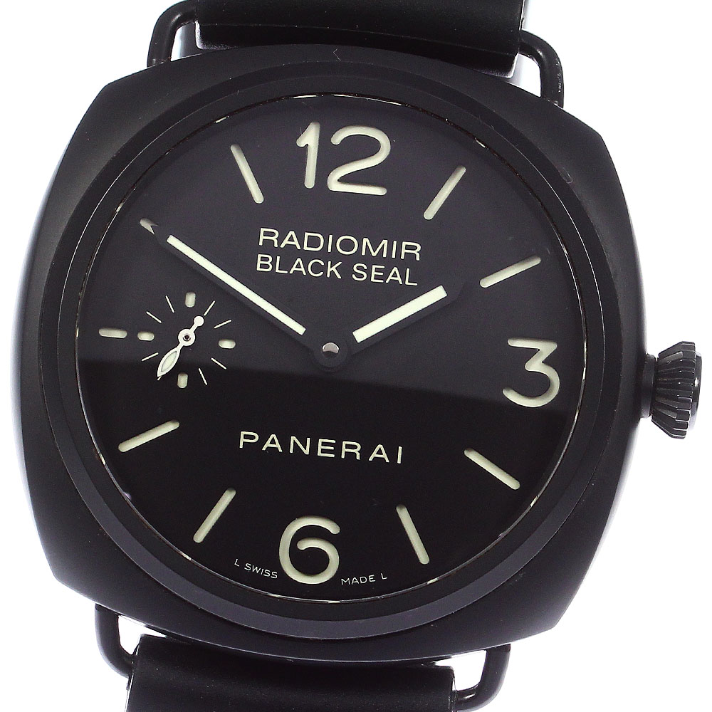 パネライ PANERAI PAM00292 ラジオミール ブラックシール OP6723 手巻き メンズ 良品 _800712【中古】