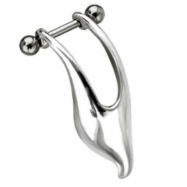 ボディピアス 16G コウルシールド シルバー925 ヘリックスピアス 16ゲージ 軟骨 シンプル