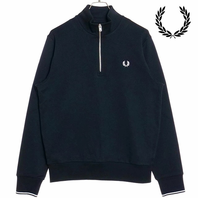 ハーフジップ スウェットシャツ [M3574-608] HALF ZIP SWEATSHIRT メンズ トップス トレーナー プルオーバー NAVY