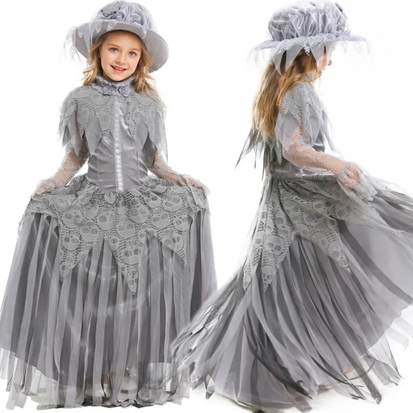 花嫁 ゾンビ 子供 ハロウィン衣装 仮装 ゴースト 宮廷装 幽霊 ゾンビ 子供コスプレ 吸血鬼 女の子 衣装 おばけ 演出服 仮装 コスチューム 大人 Halloween イベント ハロウィーン 宴