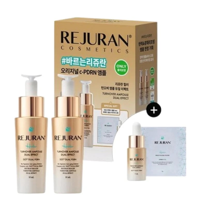 [新作](+アンプル5ml+Vタイトマスク1枚贈呈)ヒーラー ターンオーバー アンプル デュアルエフェクト 10ml+10ml ダブル企画