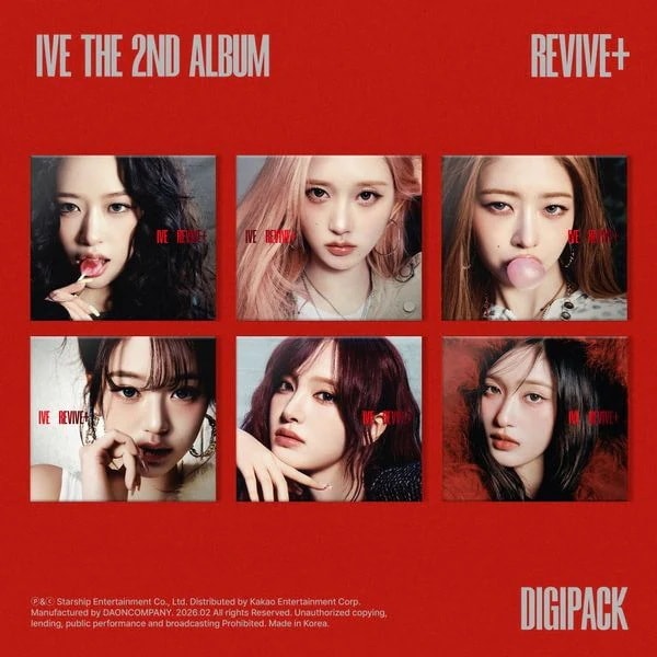 [6種セット] (DIGIPACK VER.) IVE 2集 [REVIVE+] アイブ アルバム 公式アルバム チャート反映