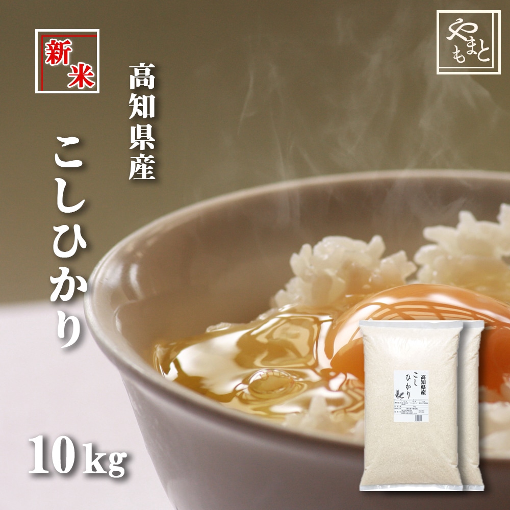 お米 新米 令和7年 高知県産こしひかり 10kg（5kg2袋） コシヒカリ 北海道沖縄離島は追加料金