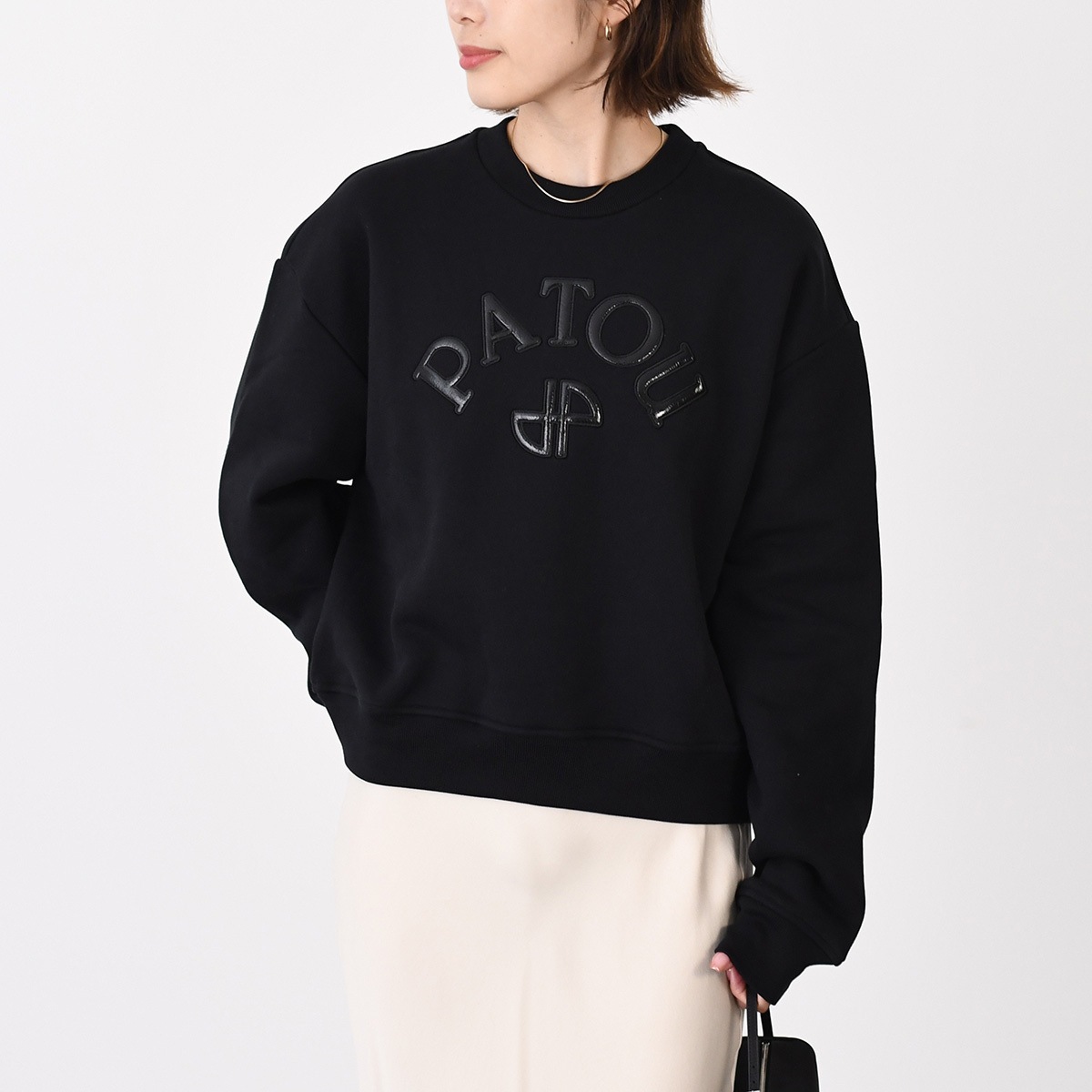 トップス オーガニックコットンフリース ビニルパトゥロゴ＆JPモノグラム スウェットシャツ JE1999 35,685円