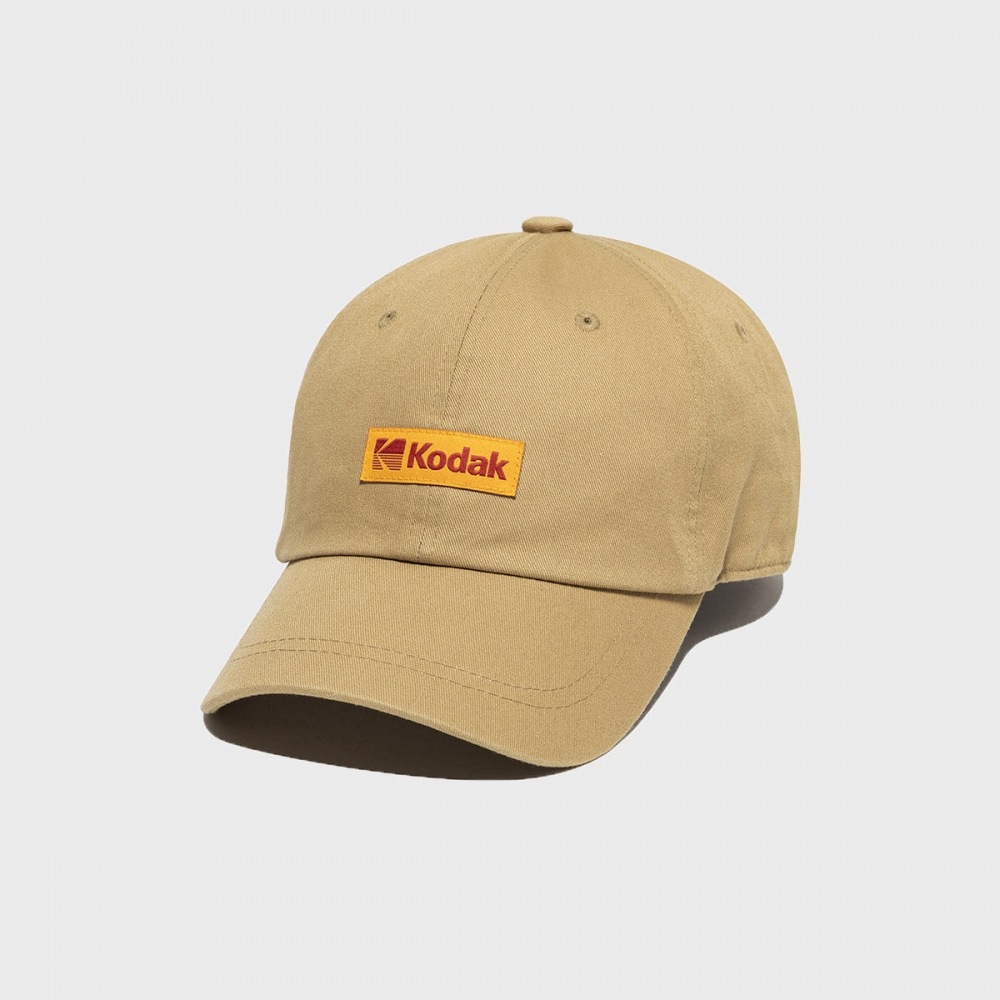 コダックアパレルシグネチャーフィットカラープラスボールキャップベージュ