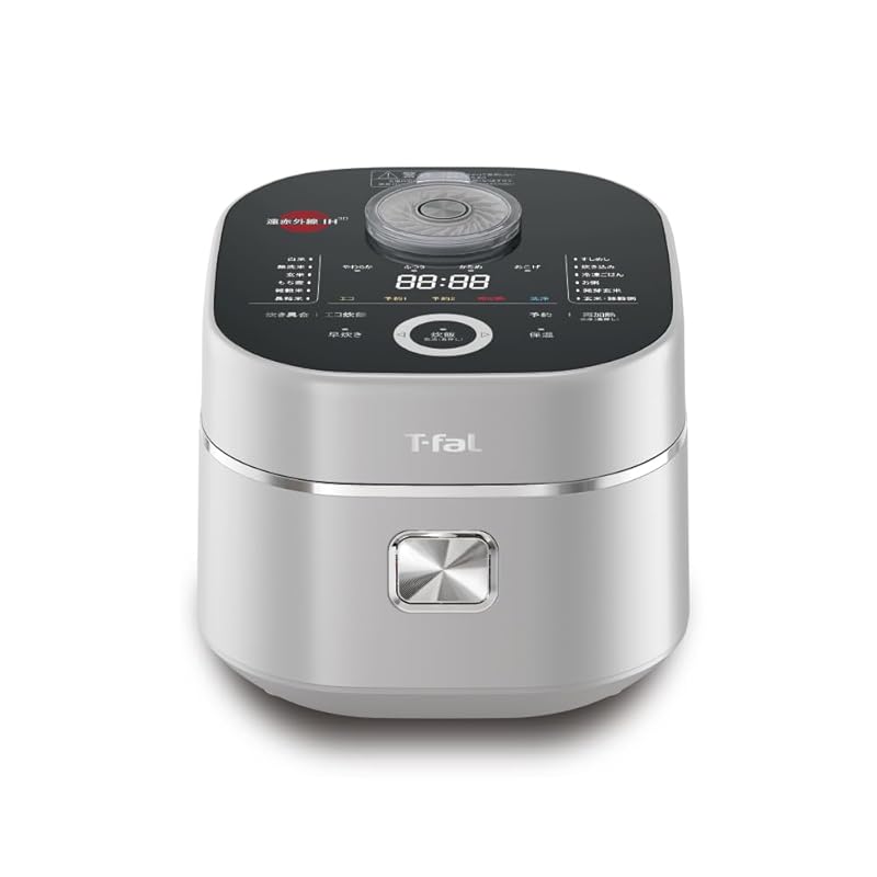 【迅速発送】ティファール 炊飯器 5.5合 遠赤外線 高火力３次元IH お米の芯まで一気に直火炊き 粒立ち ハリ 甘み もち麦 発芽玄米 長粒米対応 「ザ・ライス 遠赤外線3DIH炊飯器」シルバー R