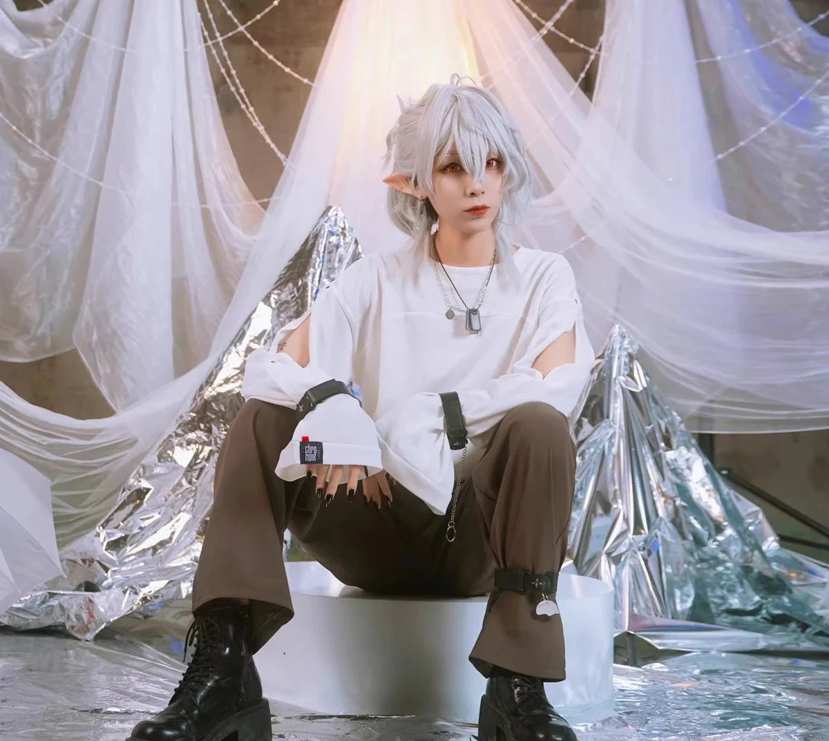 Kanae knkn バーチャルライバー ChroNoiR VTuber コスチューム シネマ 叶 葛葉 変装 品 仮装 Kuzuha ハロウィン コスプレ衣装パーティーイベント用品コスプレ