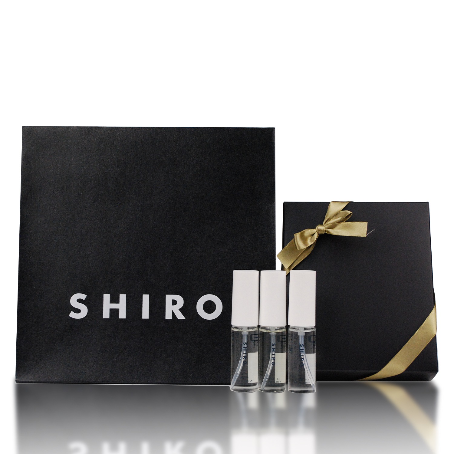 【ラッピング済 ショップバッグ付属 ギフトBOX】オードパルファン ミニサイズ サボン ホワイトリリー ホワイトティー 10ml×3本 セット