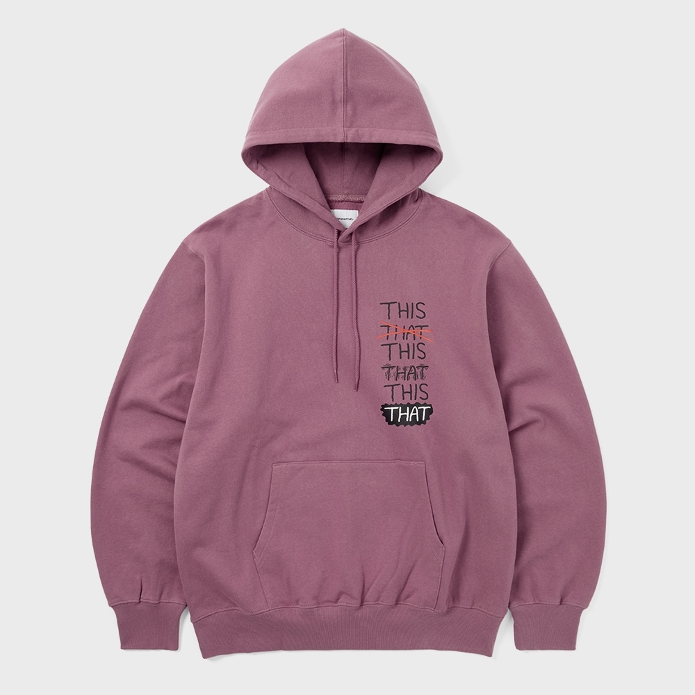 This Is Never This Thatスケートパーカーフューシャ