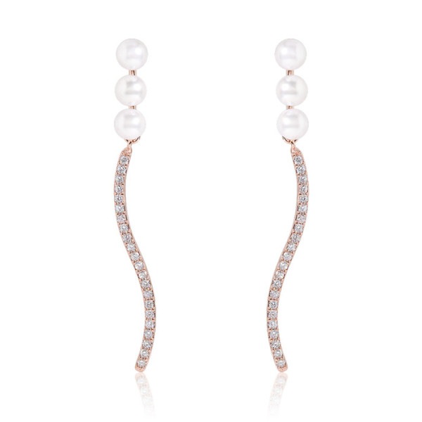 ルーブル パリ 14k G.F ウェーナー パール ドロップ イアリング EA3061