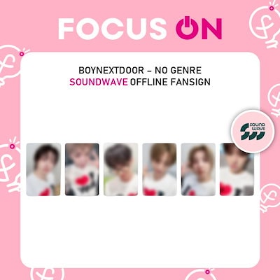 BOYNEXTDOOR No Genre 4th EP Photo card JAPAN POB Weverse JP