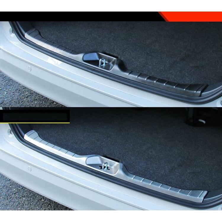 新型 トヨタ ヴォクシー ノア NOAH VOXY 90系 専用 トランクステップガード 傷防止 内側 外側 ラゲッジカバー ラゲッジステップガード 二色 ステンレス製アクセサリー