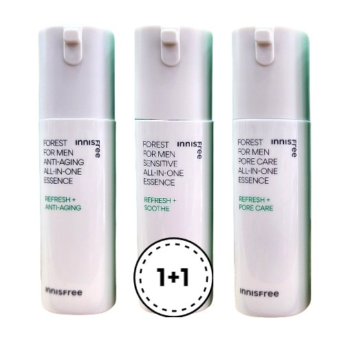 [1+1セット]フォレスト フォーメン オールインワン エッセンス 100mL メンズ用スキンケア 敏感肌対応 ポアケア 保湿エッセンス 男性用スキンローション